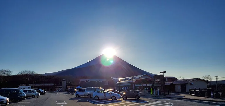 富士山展望台纪念明信片