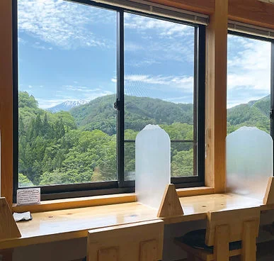 Restaurant with View of Mount Ontake