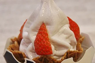 Toyoura Strawberry Soft Cream