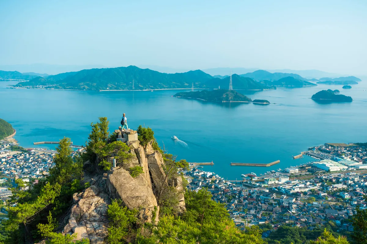 Island-dotted seascape of the Seto Inland Sea
